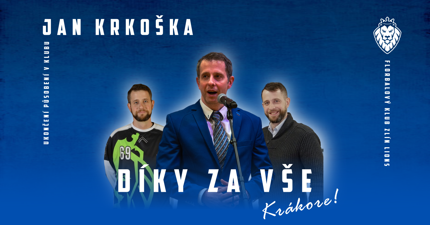 Konec jedné éry! Honza Krkoška odchází ze Zlín Lions