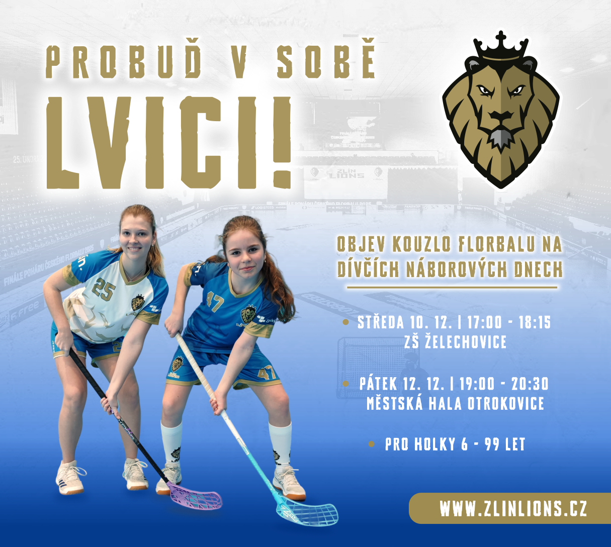 STA SE ZLNSKOU LVIC! Doraz v prosinci na dv nborov trninky