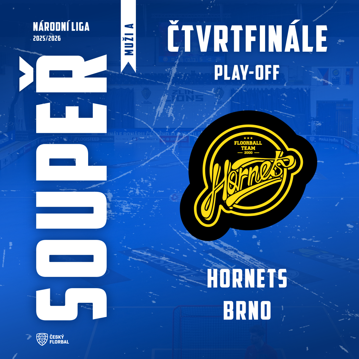 Play-off za��n�! Mu�i vyzvou ve �tvrtfin�le brn�nsk� Hornety